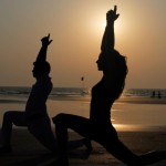 Beach side Yoga